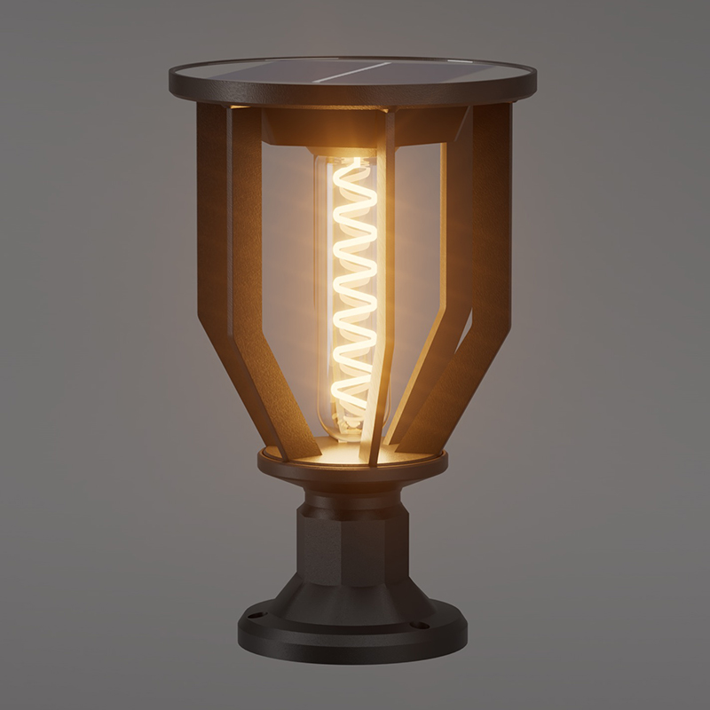 چراغ باغ خورشیدی گرد PY-LED GR D04