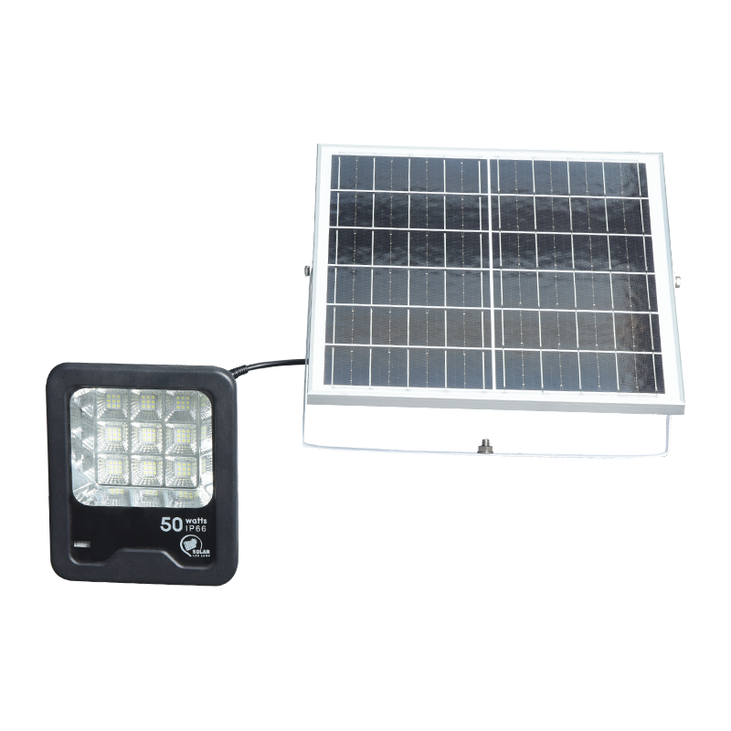 چراغ سیلاب خورشیدی با راندمان بالا در فضای باز PY-SLFL20-50W