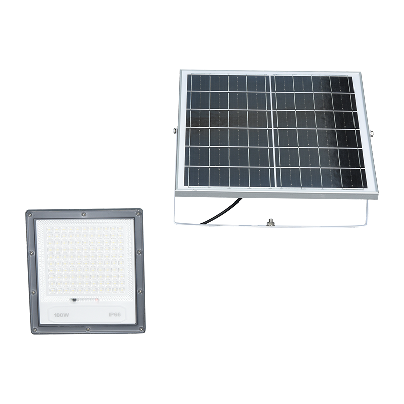 چراغ سیلاب خورشیدی سازگار با محیط زیست در فضای باز PY-SLFL40-100W