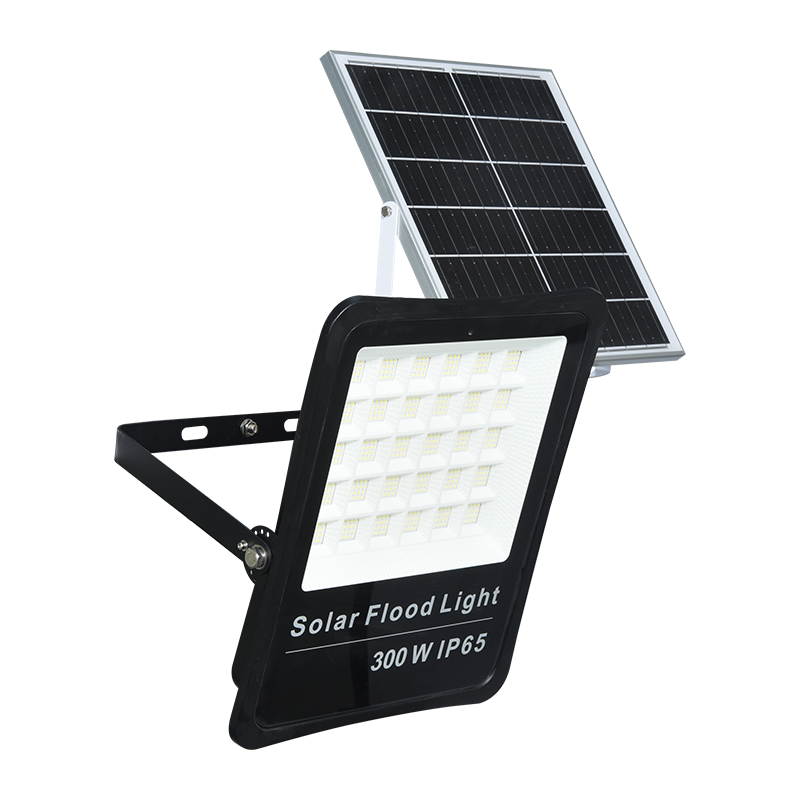 چراغ سیل خورشیدی کم انرژی PY-SLFL30-300W در فضای باز