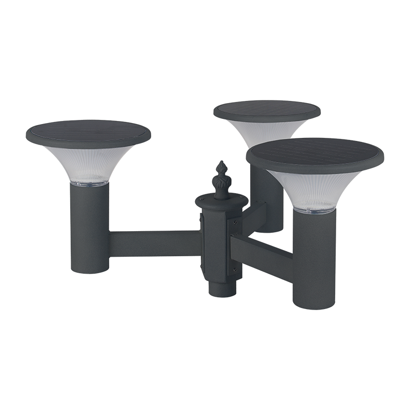 چراغ باغ خورشیدی سه لامپ PY-SG018-24W